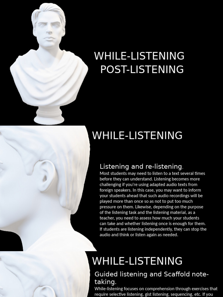 Effective Listening Strategies for Students | PDF | Reading ...