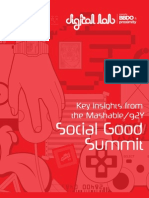 Key Insights from the Mashable/ 92Y Social Good Summit