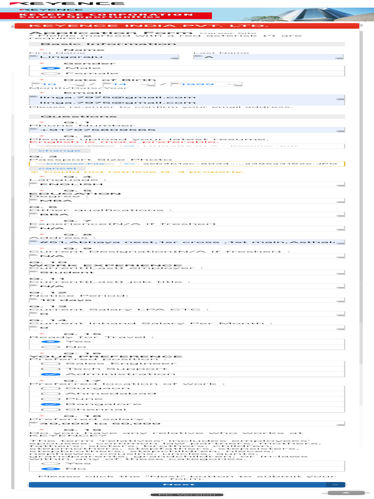 KEYENCE INDIA PVT LTD intelligence overview