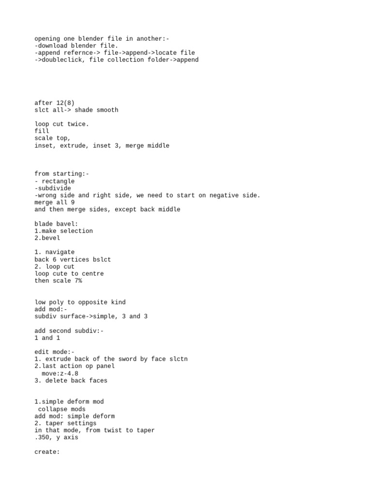 Opening One Blender File in Another | PDF