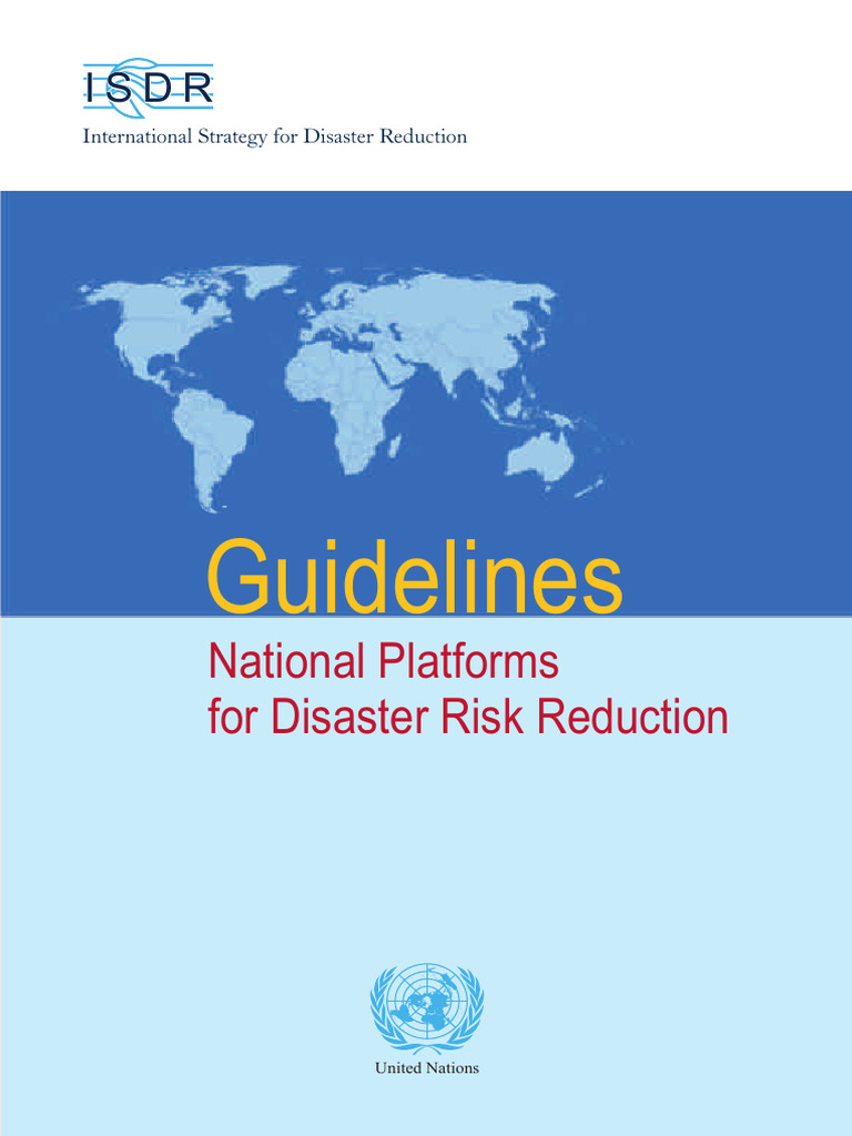 601 Engguidelinesnpdrr | PDF | Disaster Risk Reduction