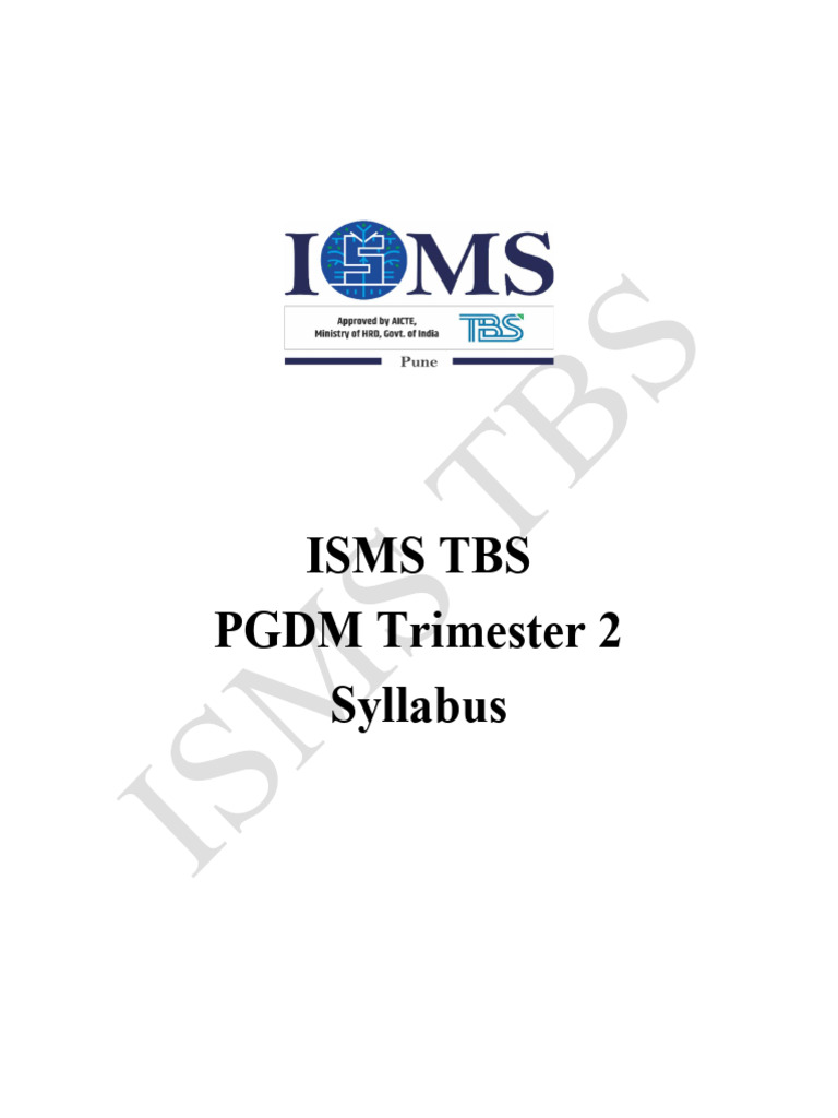 SYLLABUS TRISEMESTER 2 | PDF | Cost Accounting | Analytics