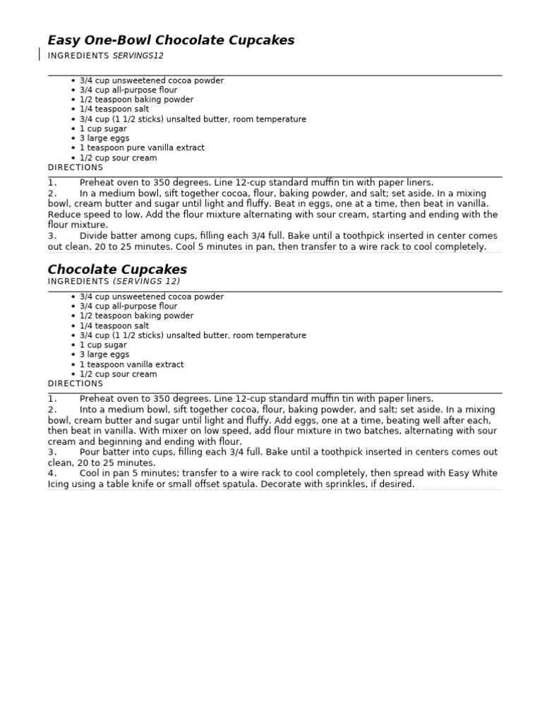 Cupcake Pdf Cupcake Muffin