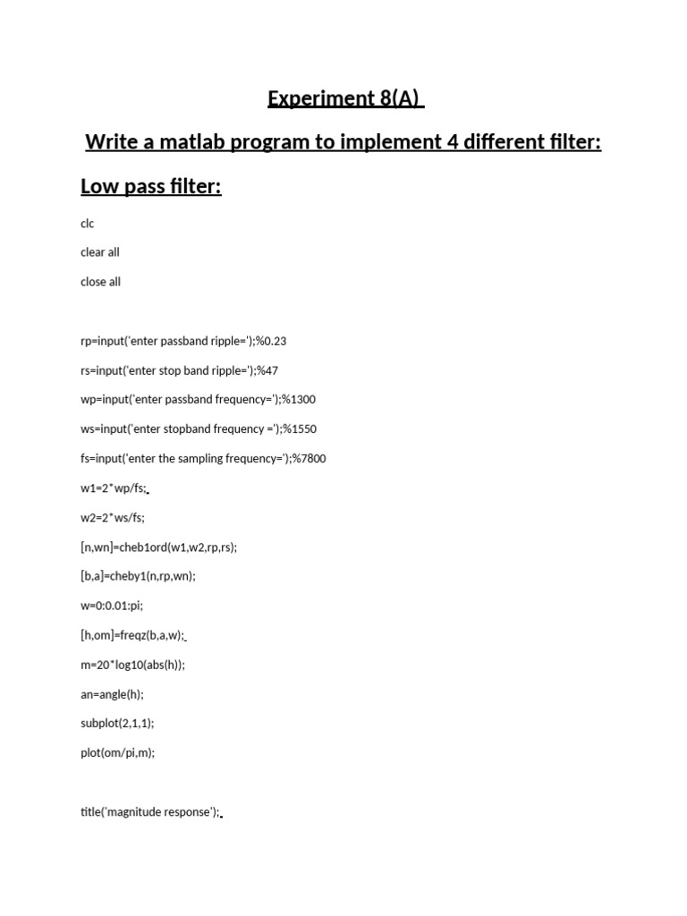 Experiment 7 | PDF