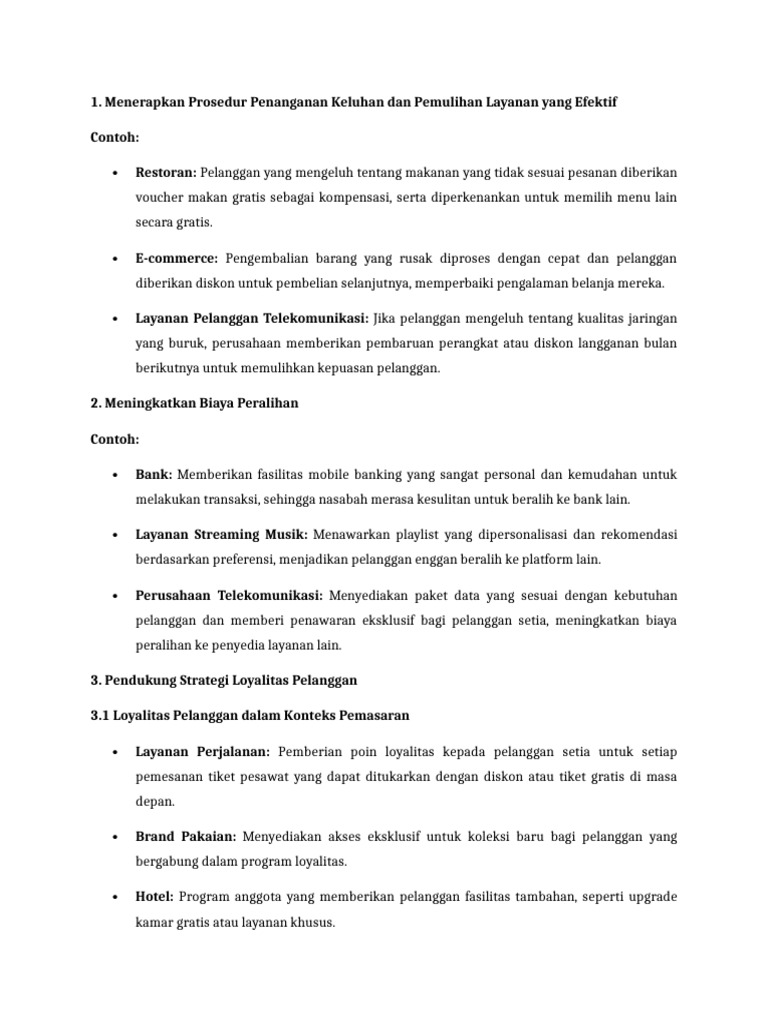Contoh Tiap Point | PDF