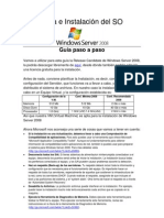 Manual de instalación de windows server 2008