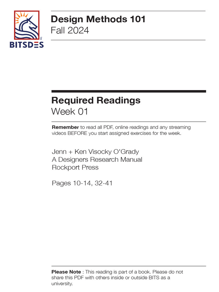 Designers Researrch Manual | PDF