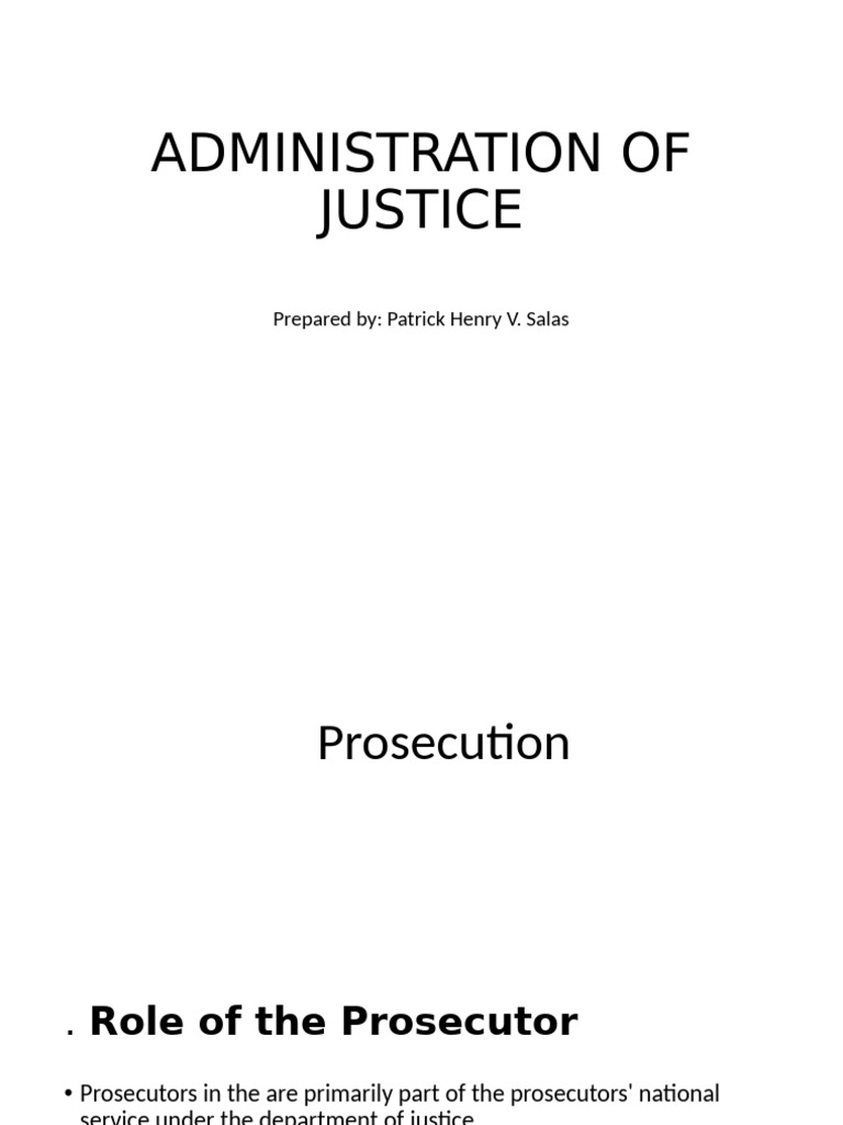 Prosecution | PDF