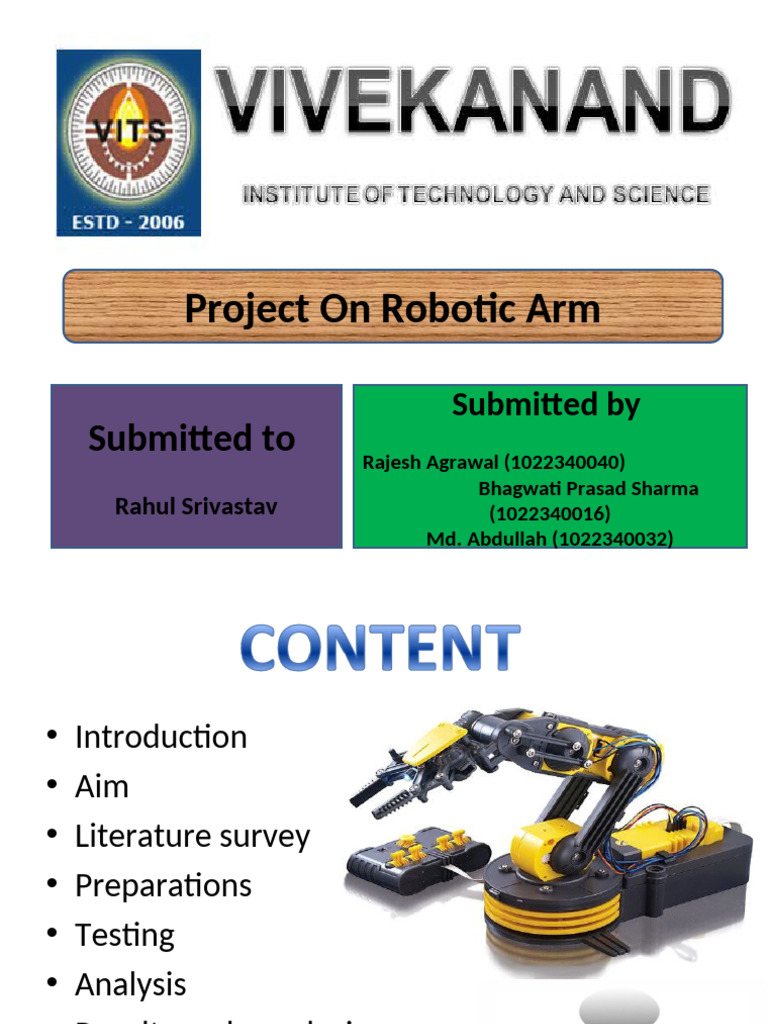 Final presentation | PDF | Electric Motor | Robotics