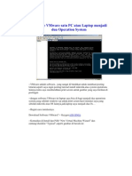 Software VMware Satu PC Atau Laptop Menjadi Dua Operation System