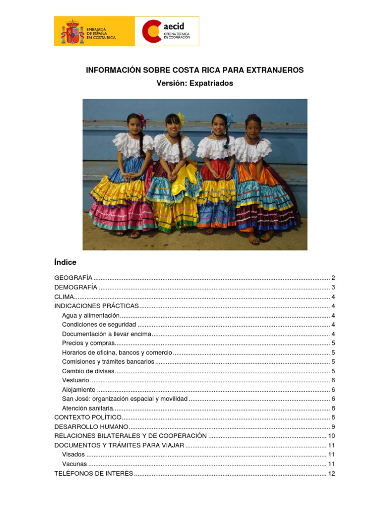 Guía Práctica para Expatriados en Costa Rica | PDF | Costa Rica | Euro