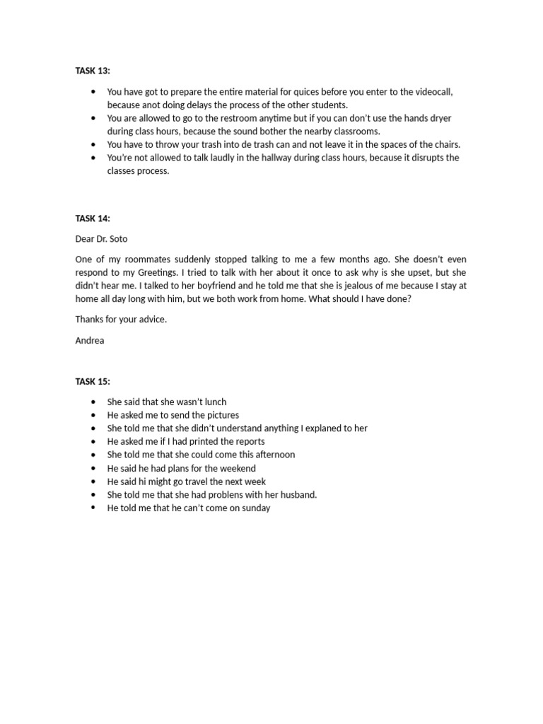 Portafolio A2 Task 13 To 15 | PDF