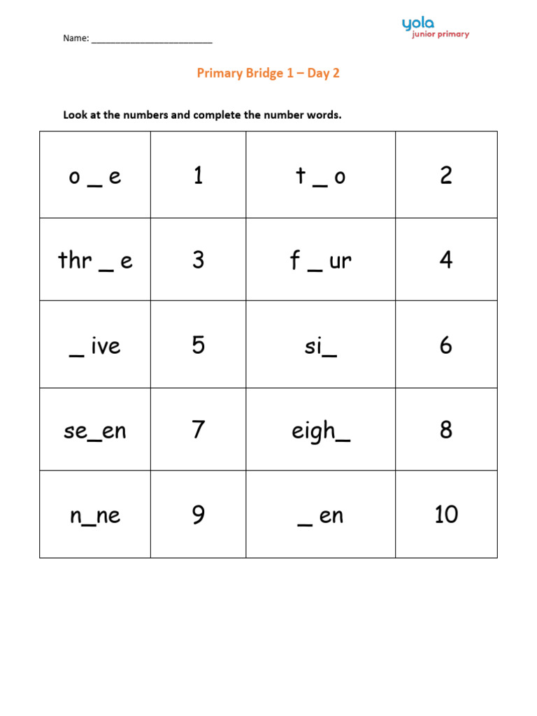 PB1 - Day 2 - Worksheet | PDF
