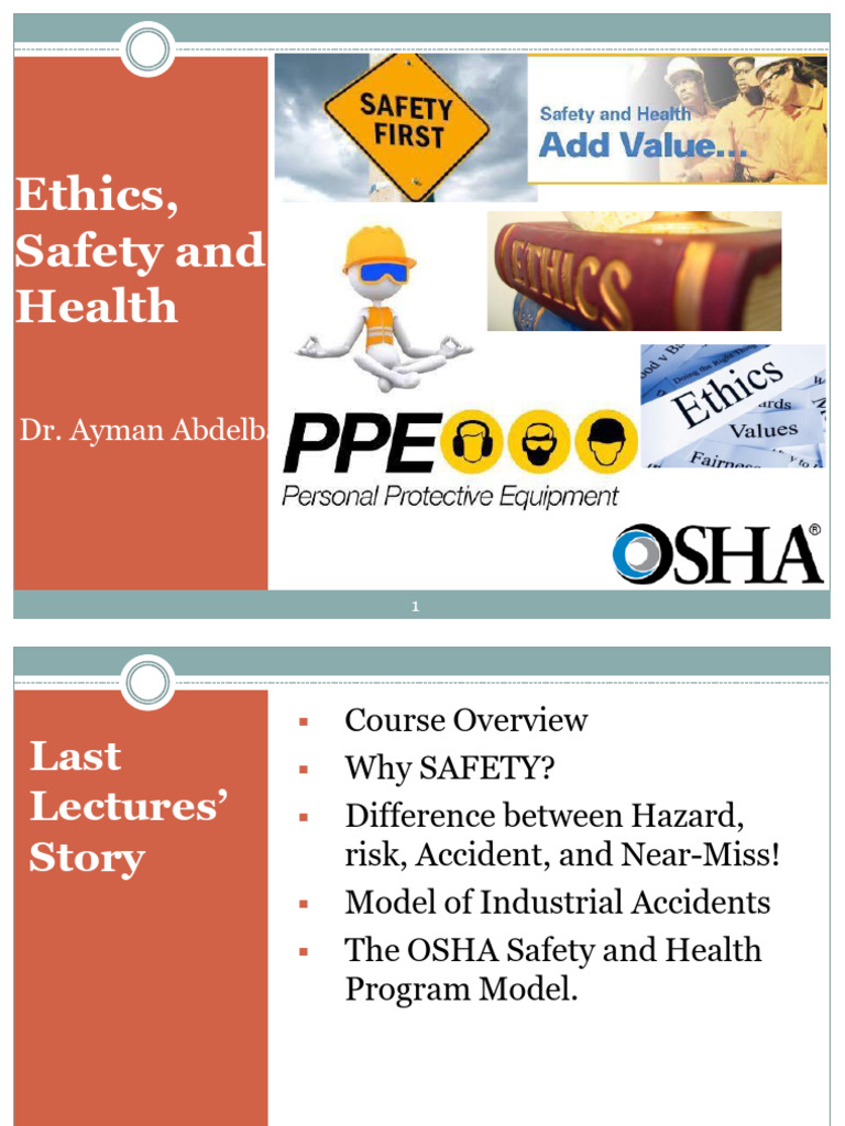 Ethics and Risk Management in Safety | PDF | Risk | Occupational Safety ...