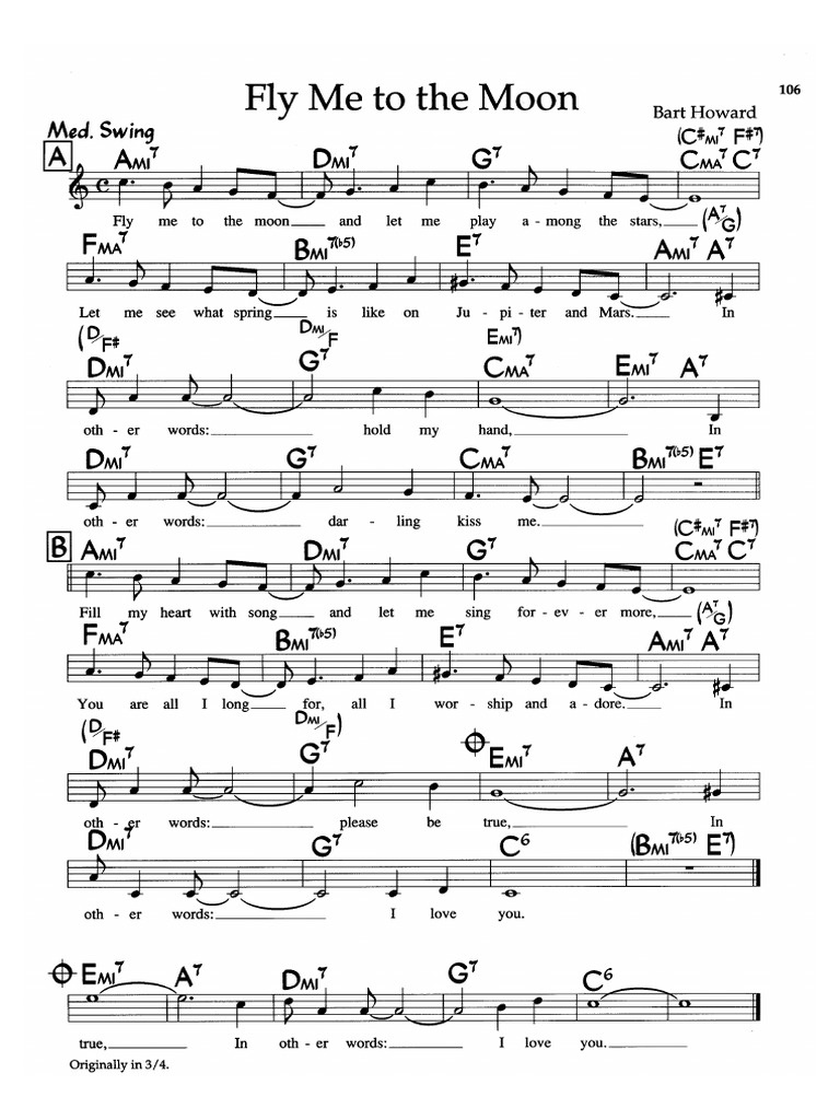 Fly Me To The Moon | PDF