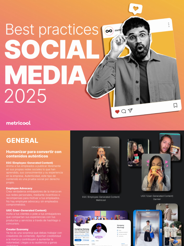 Best Practices Social Media 2025 - Es | PDF