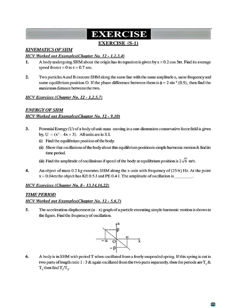 Shm Assignment 1 Pdf