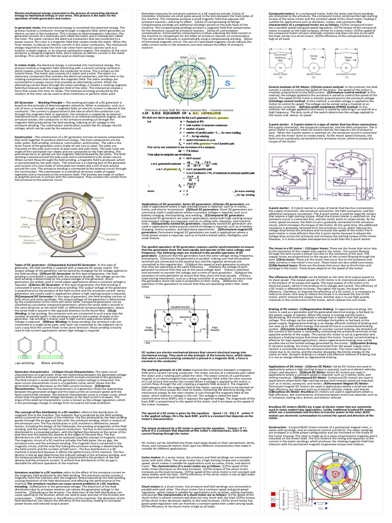 Machine 1 | PDF | Electric Motor | Electric Generator