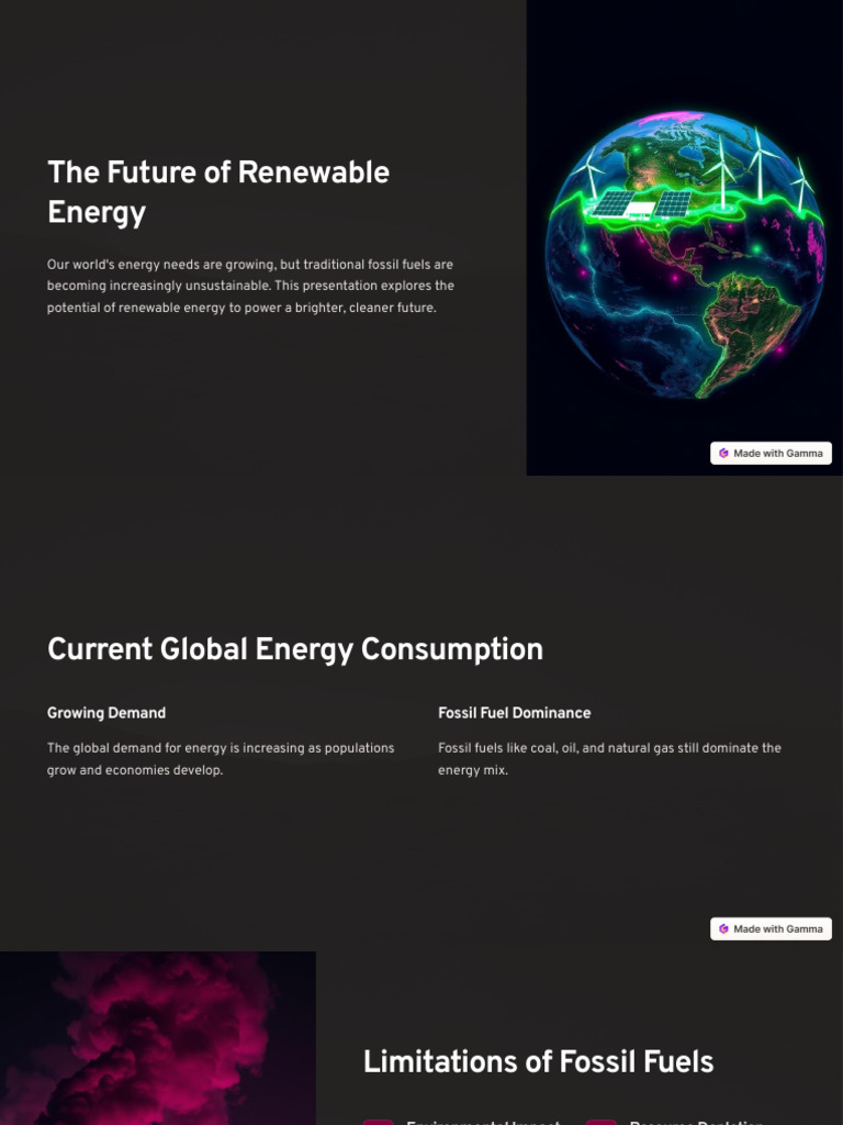 The Future of Renewable Energy | PDF | Renewable Energy | Wind Power