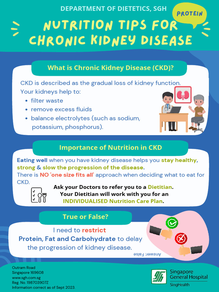 Nutrition Tips for Chronic Kidney Disease Protein | PDF | Nutrition ...