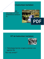 IKT-Ak Hezkuntzan Txertatzen
