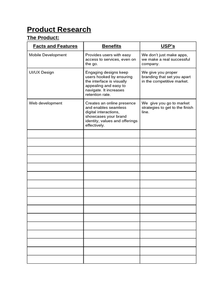 Comprehensive Product Research Guide | PDF | Social Media | Popular ...