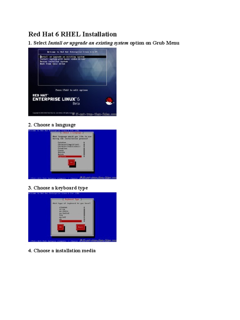 Red Hat 6 RHEL Installation Guide | PDF