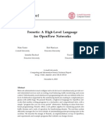 Technical Report: Frenetic: A High-Level Language For Openflow Networks