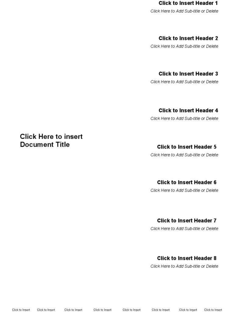Document Structure and Formatting Guide | PDF | Business
