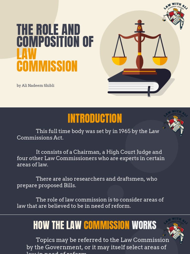 2.4 The Role and Composition of Law Commission | PDF