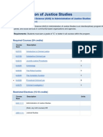 Administration of Justice Studies