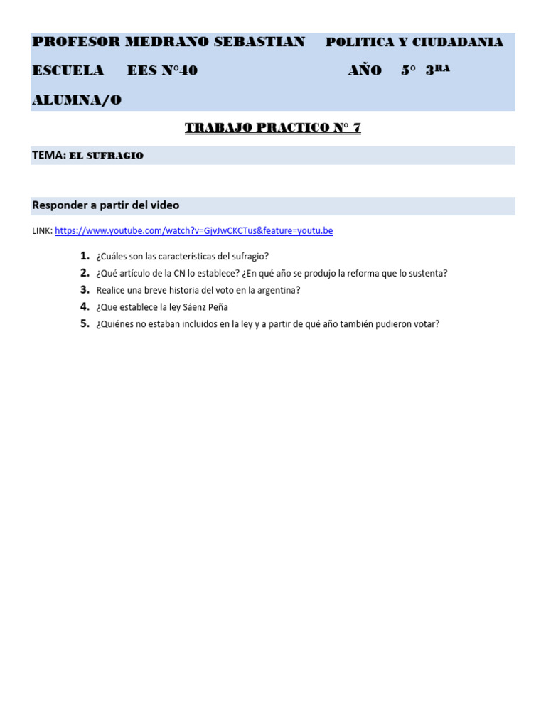 Tp N° 7 politica | PDF