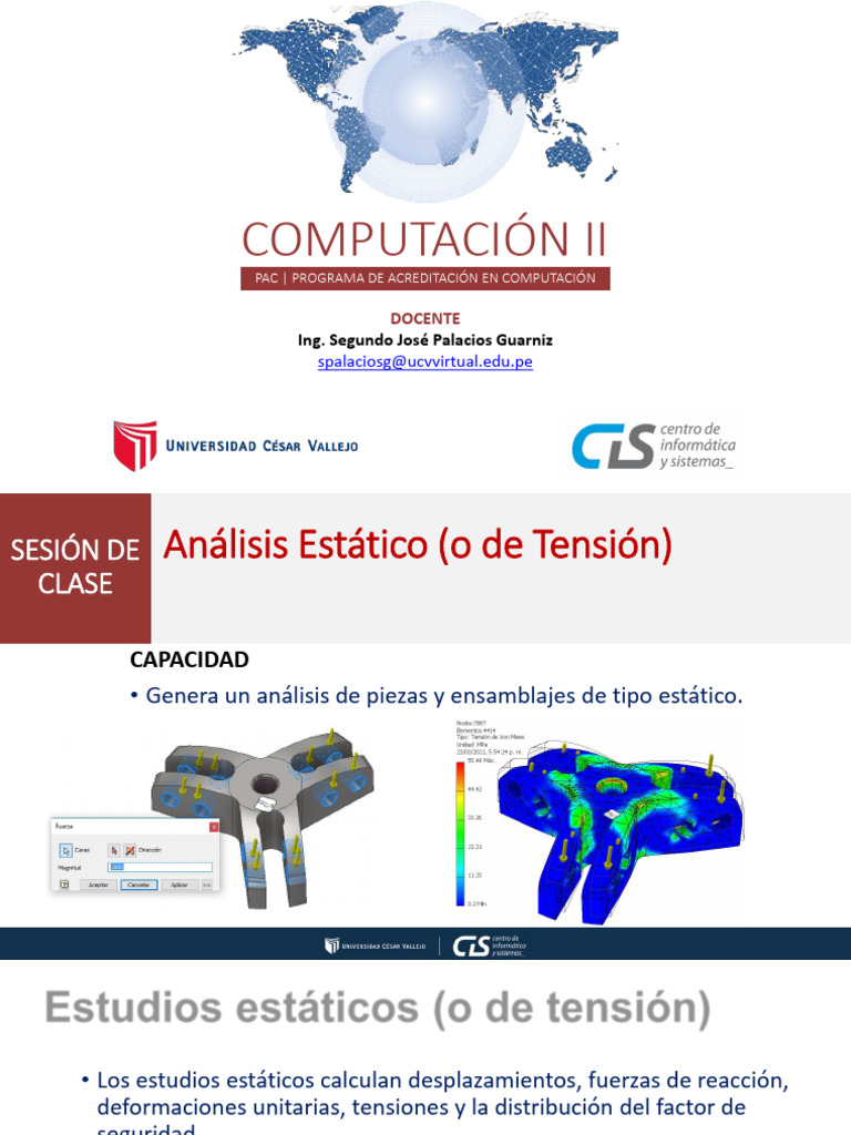 s6-GUIA CLASE - ANÁLISIS ESTÁTICO | PDF