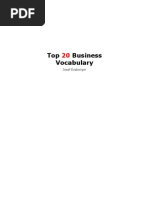 English Club Top 20 Business Vocabulary