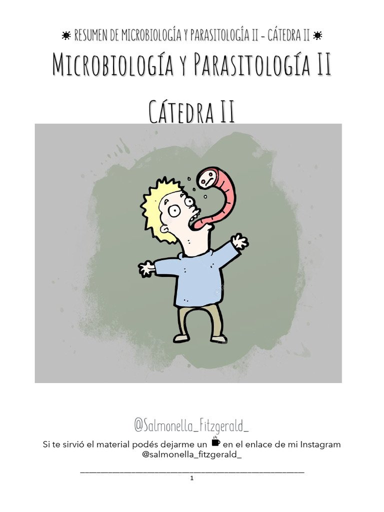 Resumen Micro II - Salmonella Fitzgerald 2023 | PDF | Malaria ...