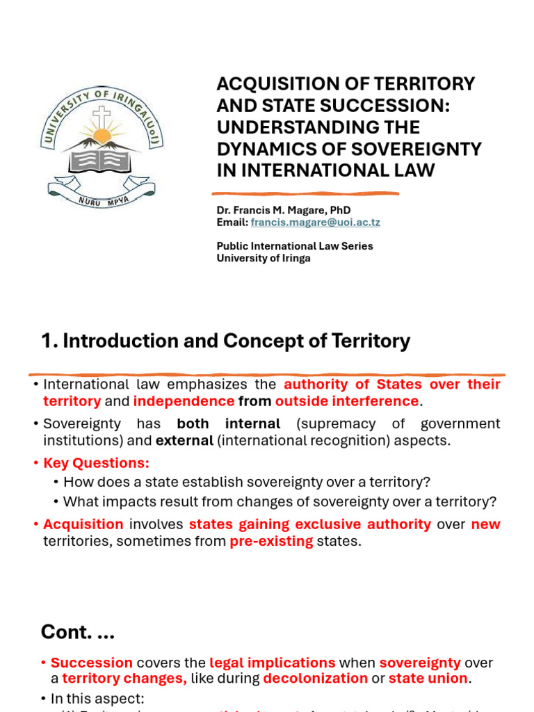 International Law: Sovereignty Dynamics | PDF | International Law | Treaty