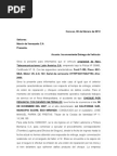 Carta explicativa