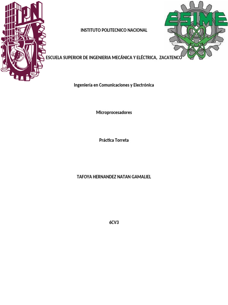 Práctica Torreta: Control y Melodías | PDF | Programa de computadora ...