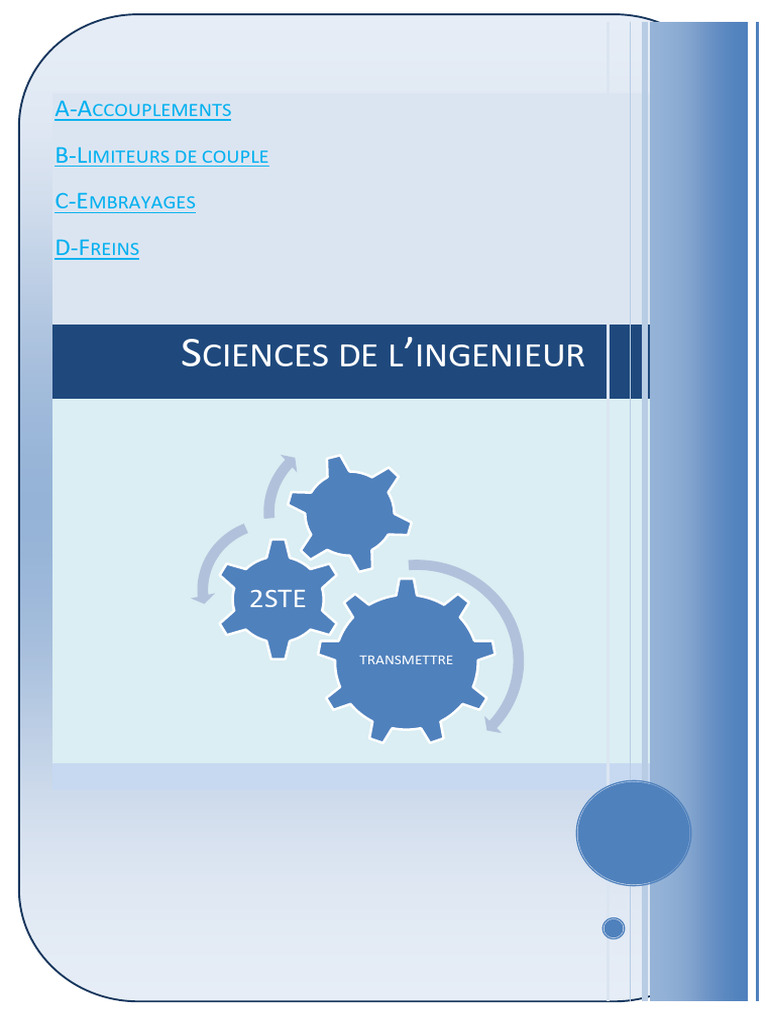 Transmettre SMV2STE2013 (2) | PDF | Embrayage | Frein