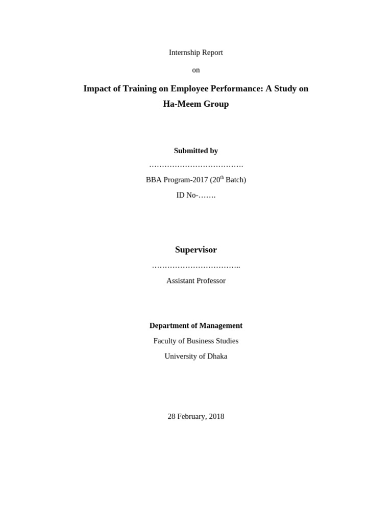 Training's Impact on Employee Performance | PDF | Standard Deviation ...