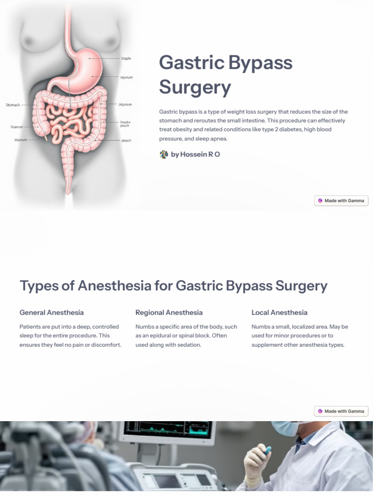 Gastric Bypass Surgery | PDF