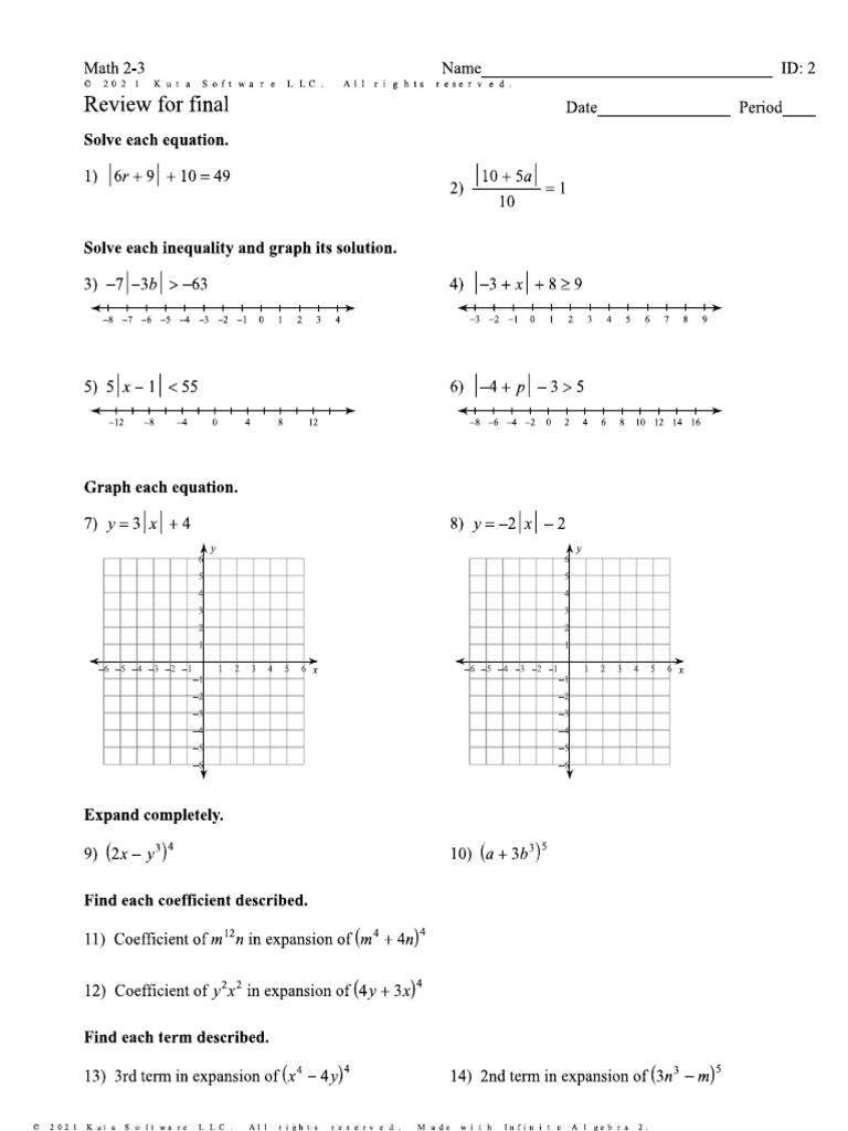 Math 12 - 9 - 24 | PDF