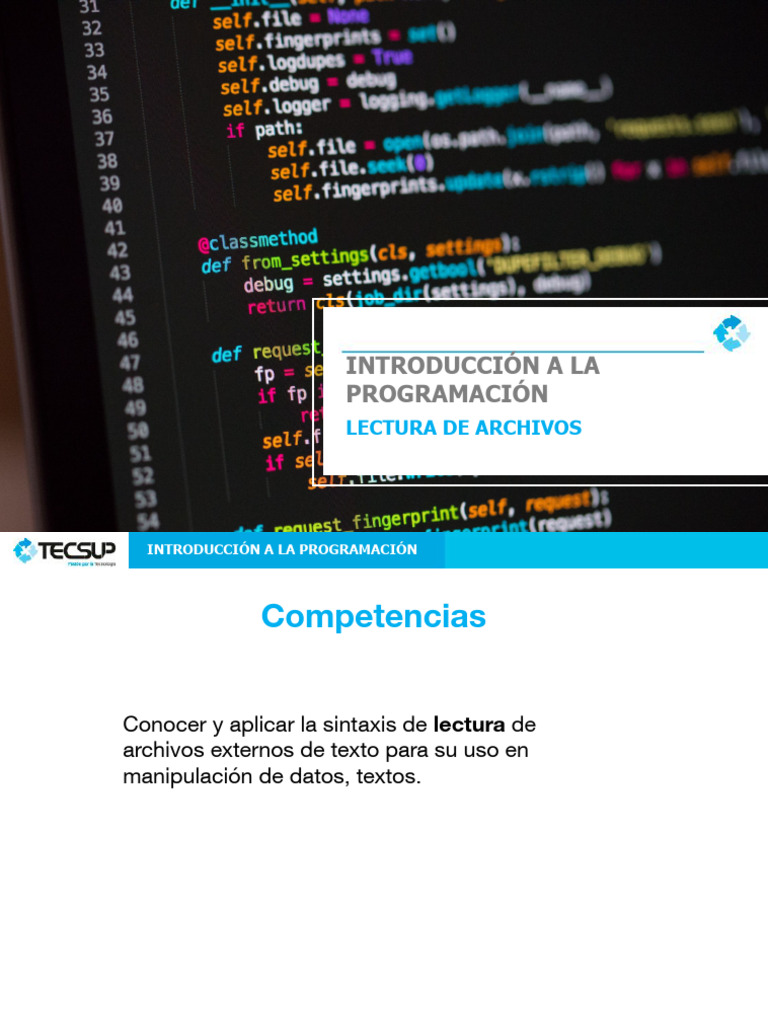 Lectura de Archivos en Python | PDF | Archivo de computadora ...