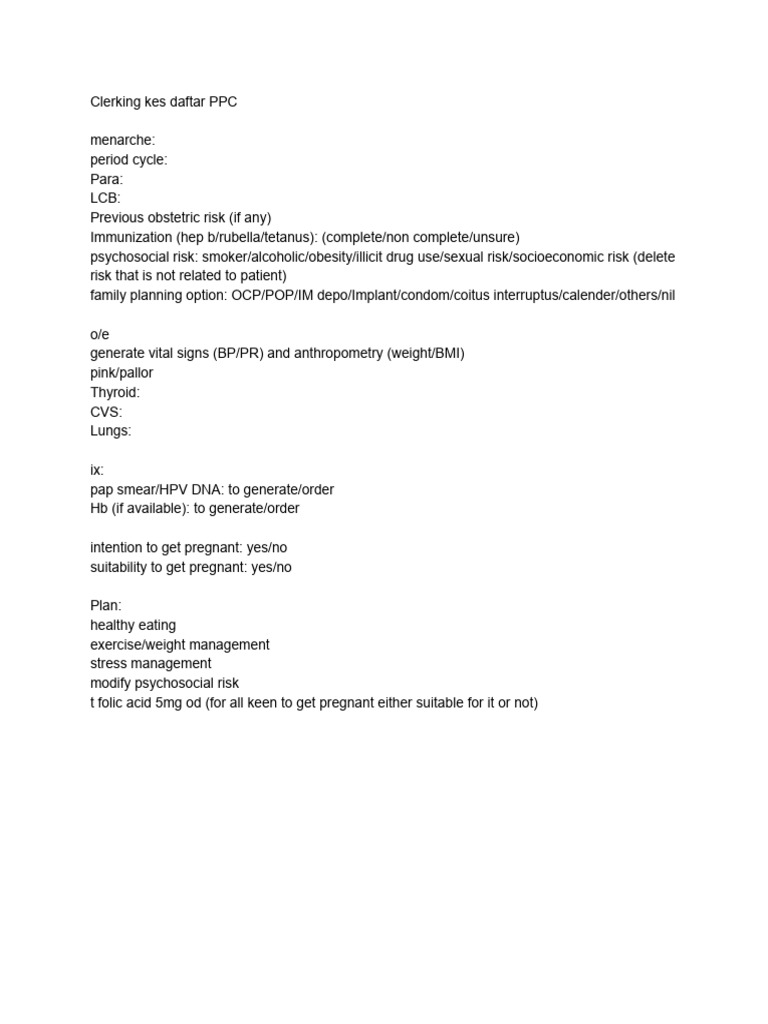 Clerking PPC Template | PDF