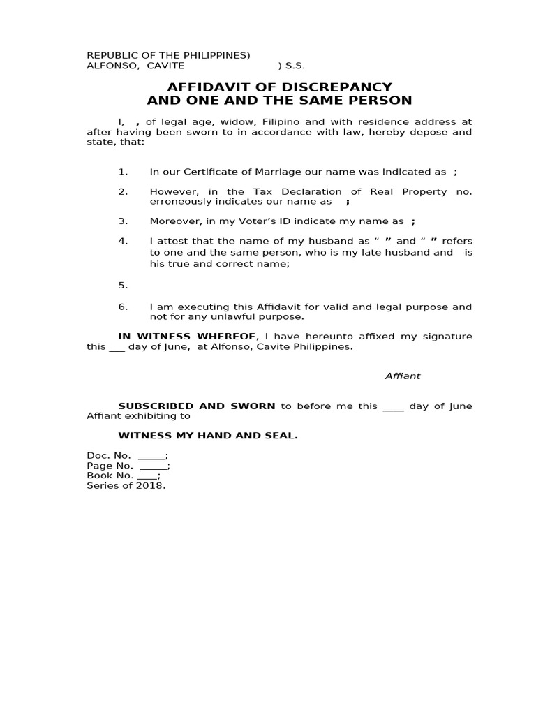 affidavit-of-discrepancy-first-name-of-wife-and-husband-pdf
