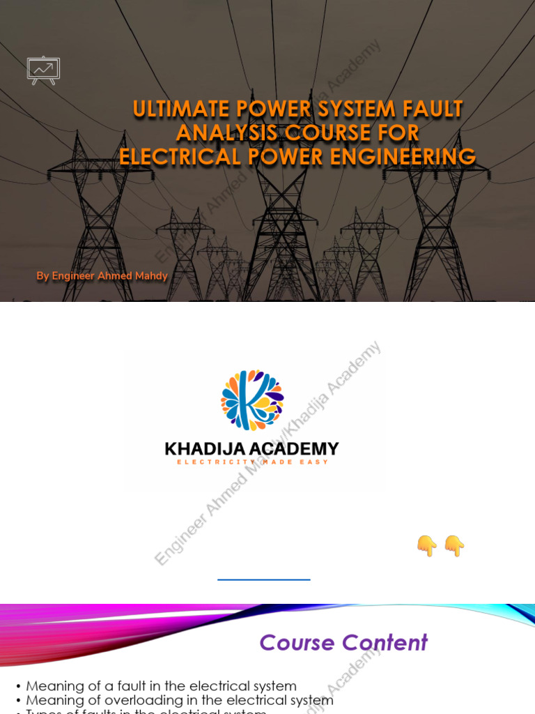 Power+System+Fault+Analysis+Course+-+Slides | PDF | Capacitor ...