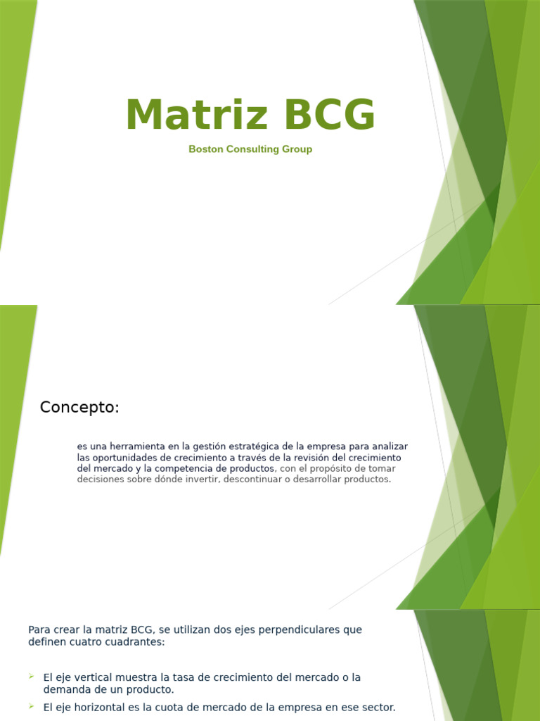 Matriz BCG | PDF