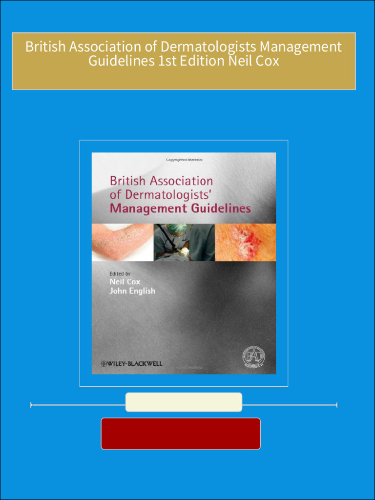 British Association Of Dermatologists Guidelines For The Management Of ...