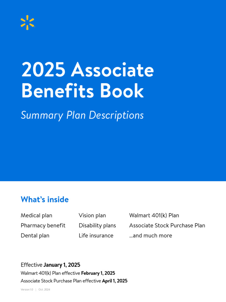 2025 Walmart Associate Benefits Overview | PDF | Health Maintenance ...