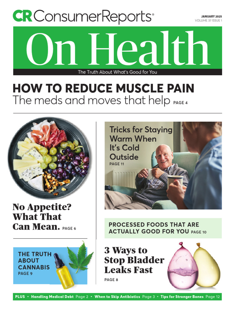 Consumer Reports On Health Issue 1 Volume 37-01-2025 | PDF | Urinary ...